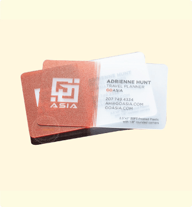 name card nhua trong